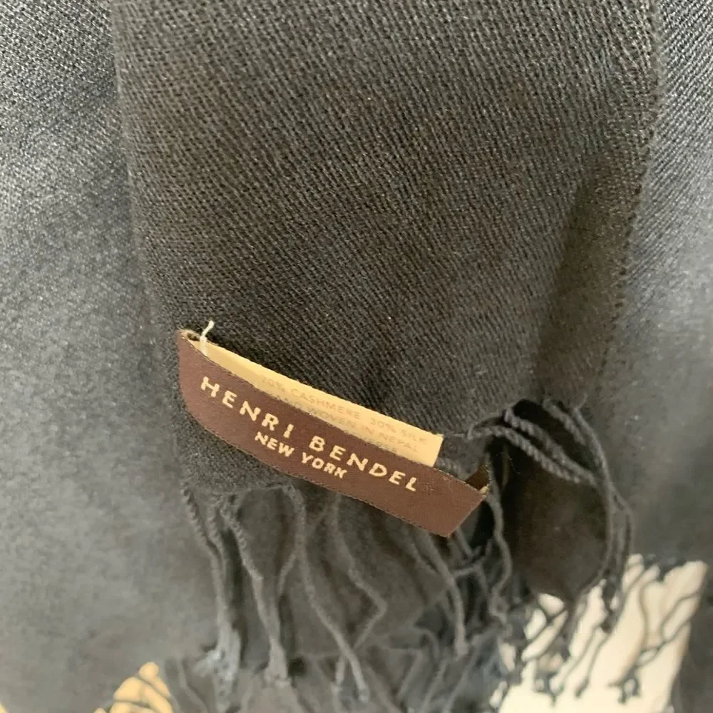 Henri Bendel Cashmere/Silk Scarf - EUC